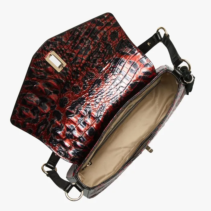 Women Brahmin Shoulder Bags Nerida Red Leopardess