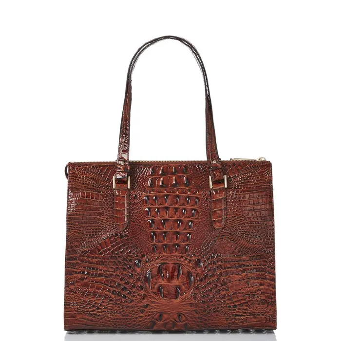 Women Brahmin Totes and Carryalls Anywhere Tote Pecan Women Brahmin Totes and Carryalls Anywhere Tote Pecan
