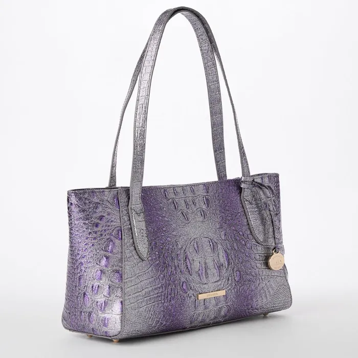 Women Brahmin Totes and Carryalls Tonya Purple Glitter Melbourne Women Brahmin Totes and Carryalls Tonya Purple Glitter Melbourne