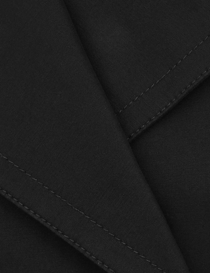 Women Clothing Zimmermann Crush Barrel Trench Coat Black