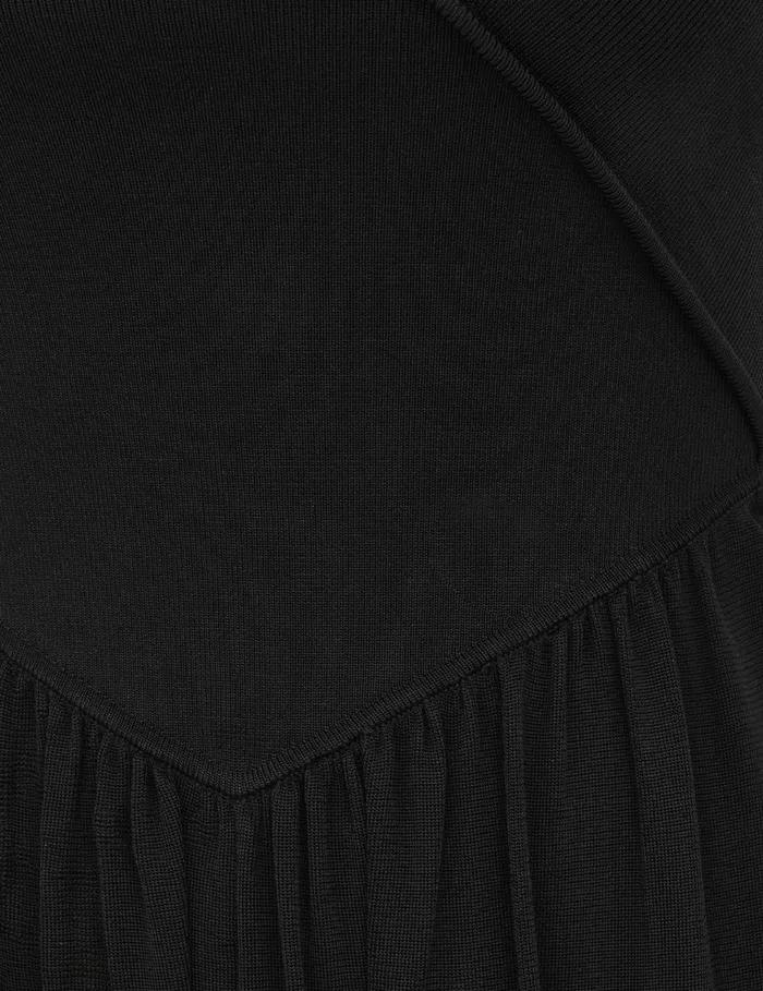 Women Clothing Zimmermann Crush Halter Neck Midi Dress Black