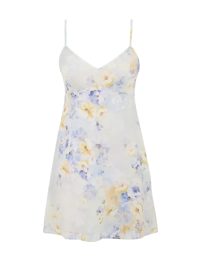 Women Clothing Zimmermann Crush Spliced Ruffle Dress Spliced Floral