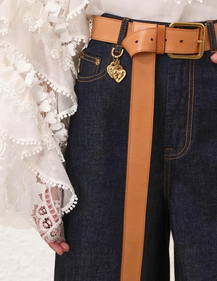 Women Clothing Zimmermann Crush Straight Jean Night Sky