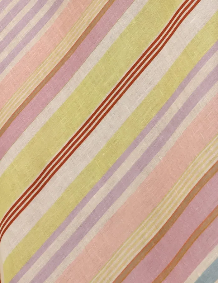 Women Clothing Zimmermann Halliday Bias Skirt Multi Stripe