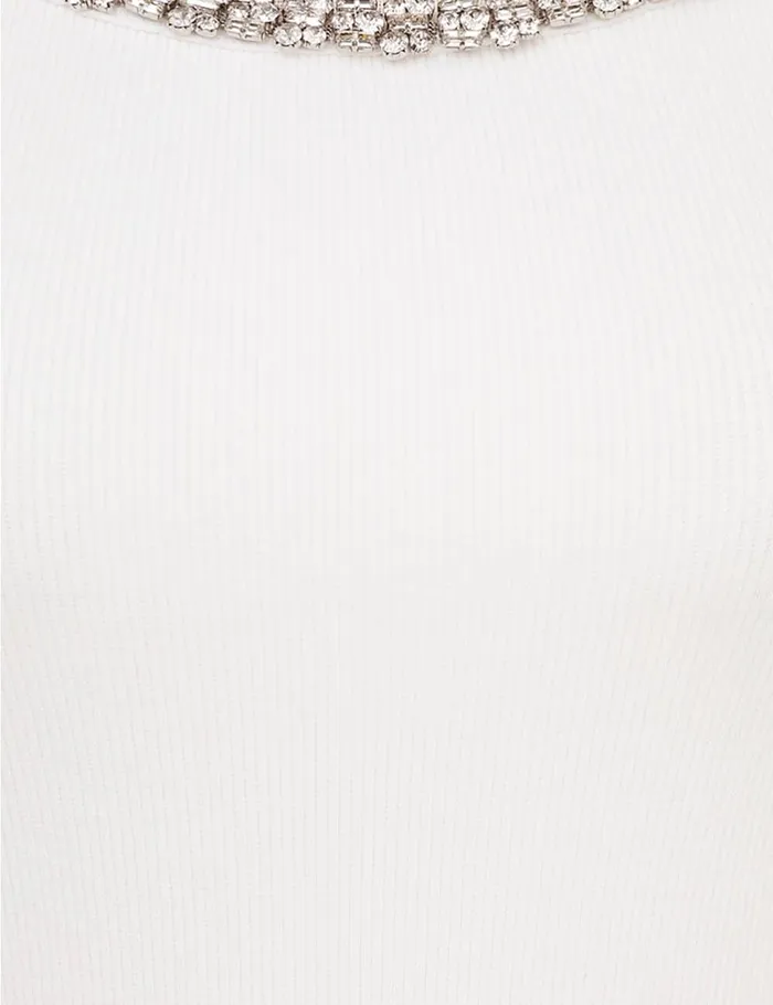 Women Clothing Zimmermann Illustration Embellished Tank Ivory
