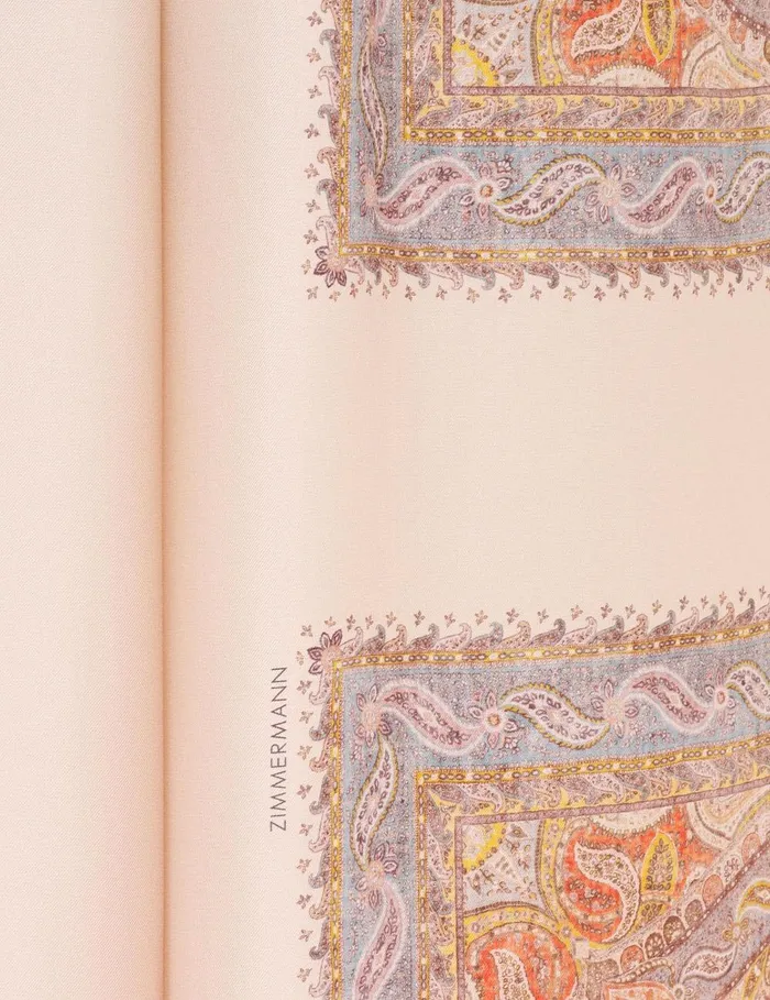 Women Clothing Zimmermann Illustration Track Pant Paisley Haze