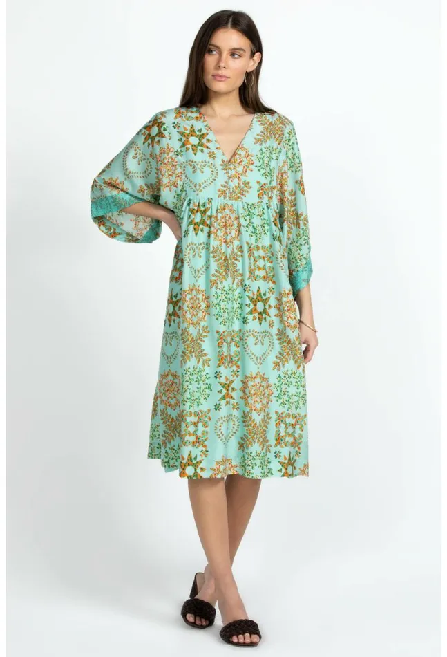 Women Corbetta Kimono Dress Corbetta Johnny Was Dresses