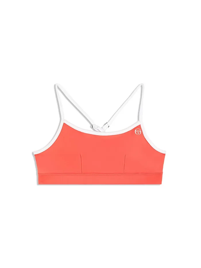Women Court Styles Sergio Tacchini Elisa Sports Top Calypso Coral