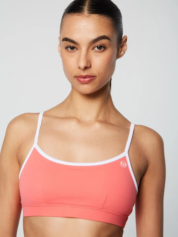 Women Court Styles Sergio Tacchini Elisa Sports Top Calypso Coral
