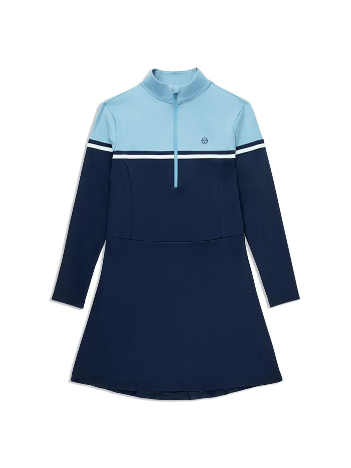 Women Court Styles Sergio Tacchini Istrana Dress And Short Maritime Blue