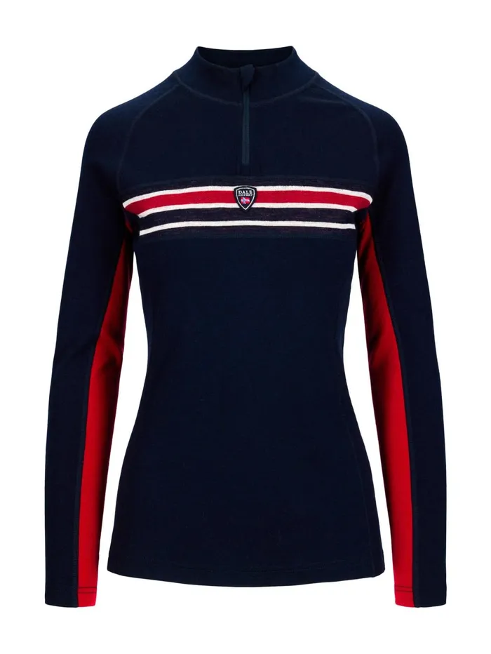 Women Dale Of Norway Baselayer Aksla Half Zip Baselayer