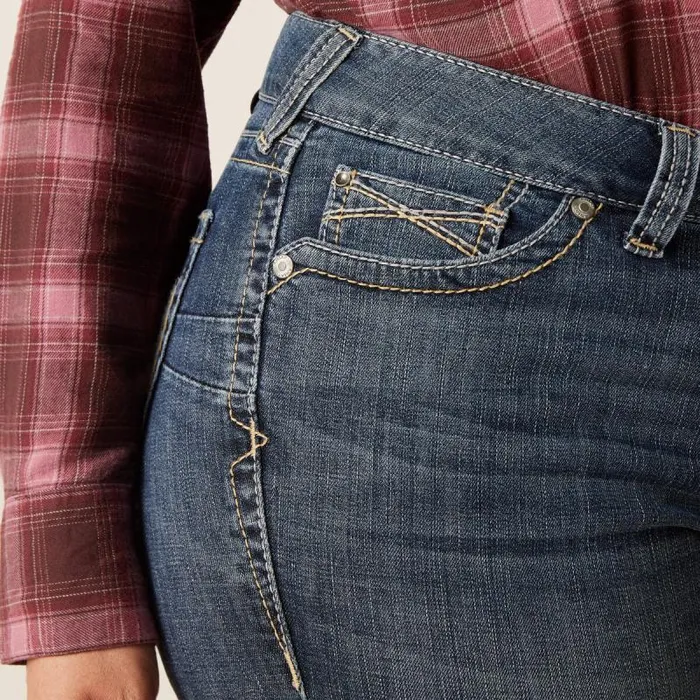 Women Denim Ariat REAL Perfect Rise Halyn Boot Cut Jean Arkansas Women Denim Ariat REAL Perfect Rise Halyn Boot Cut Jean Arkansas