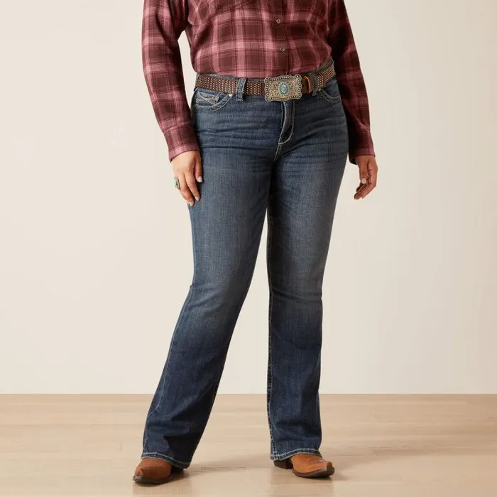 Women Denim Ariat REAL Perfect Rise Halyn Boot Cut Jean Arkansas Women Denim Ariat REAL Perfect Rise Halyn Boot Cut Jean Arkansas