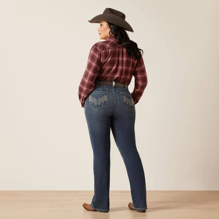 Women Denim Ariat REAL Perfect Rise Halyn Boot Cut Jean Arkansas Women Denim Ariat REAL Perfect Rise Halyn Boot Cut Jean Arkansas