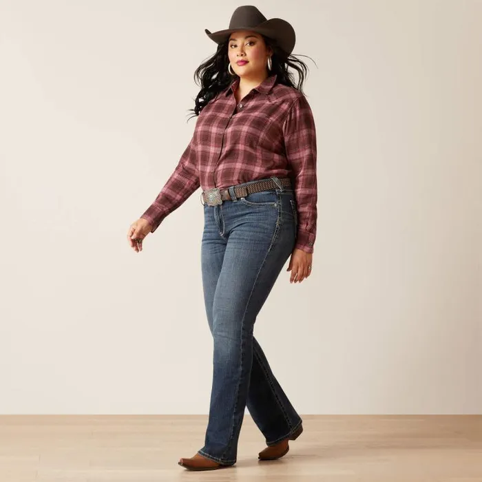 Women Denim Ariat REAL Perfect Rise Halyn Boot Cut Jean Arkansas Women Denim Ariat REAL Perfect Rise Halyn Boot Cut Jean Arkansas