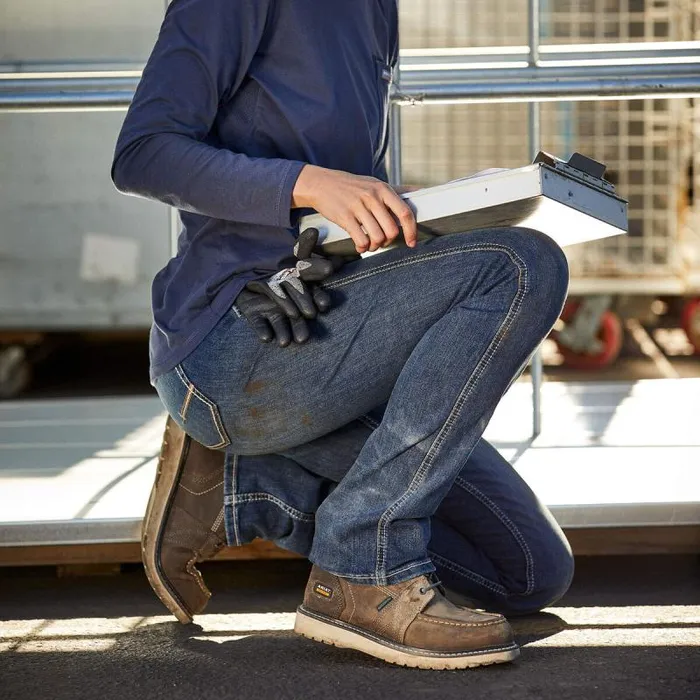Women Denim Ariat Rebar Riveter Straight Jean Atlanta Women Denim Ariat Rebar Riveter Straight Jean Atlanta