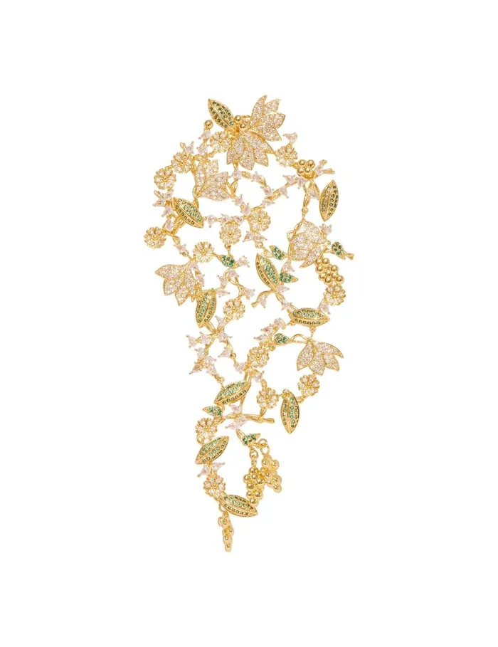 Women Earrings Zimmermann Bloom Drop Earring Goldgreen