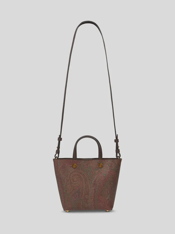 Women Etro Cross Body Bags Mini Essential Bag Brown