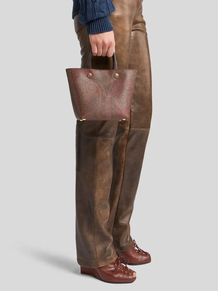 Women Etro Cross Body Bags Mini Essential Bag Brown Women Etro Cross Body Bags Mini Essential Bag Brown