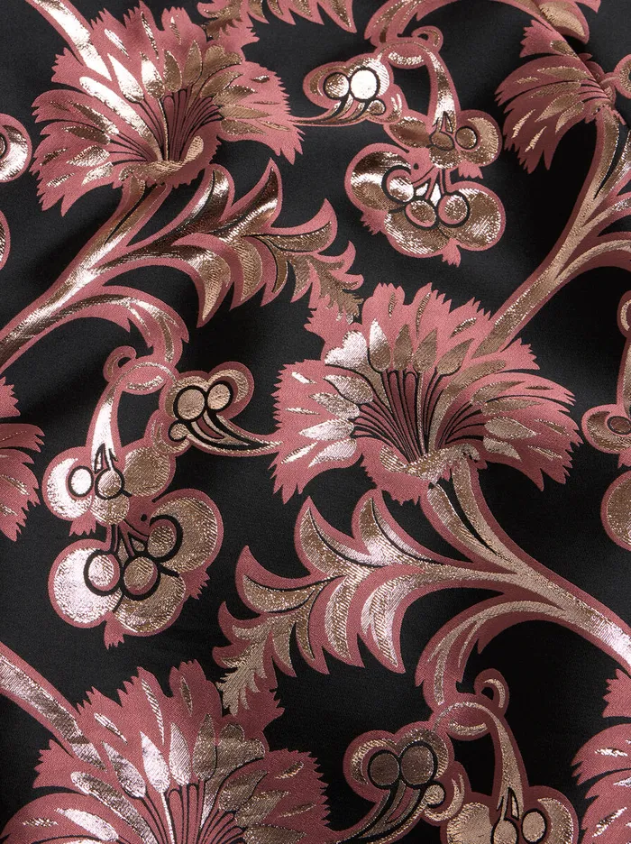 Women Etro Dresses Long Jacquard Dress Pink Women Etro Dresses Long Jacquard Dress Pink