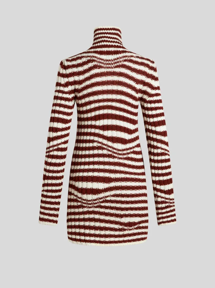 Women Etro Knitwear Striped Knit Cardigan Red Women Etro Knitwear Striped Knit Cardigan Red