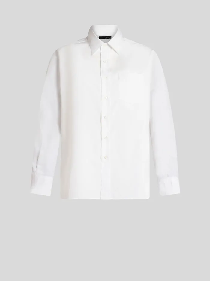 Women Etro Shirts And Blouses Cotton And Silk Shirt White