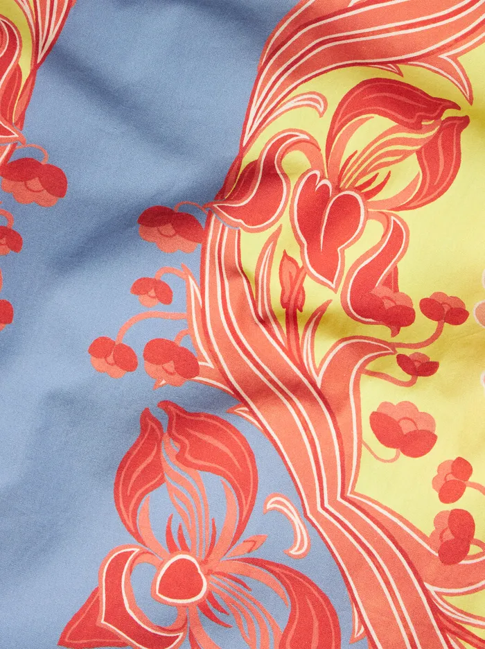 Women Etro Shirts And Blouses Printed Cotton Blouse Yellow Women Etro Shirts And Blouses Printed Cotton Blouse Yellow