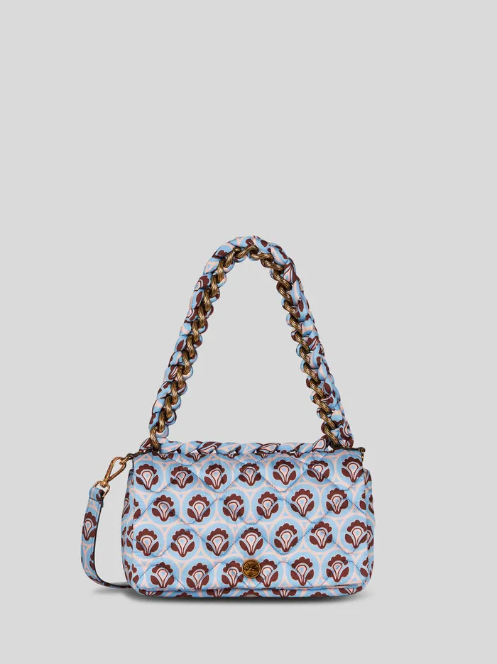 Women Etro Shoulder Bags Medium Bond Bag Light Blue Women Etro Shoulder Bags Medium Bond Bag Light Blue