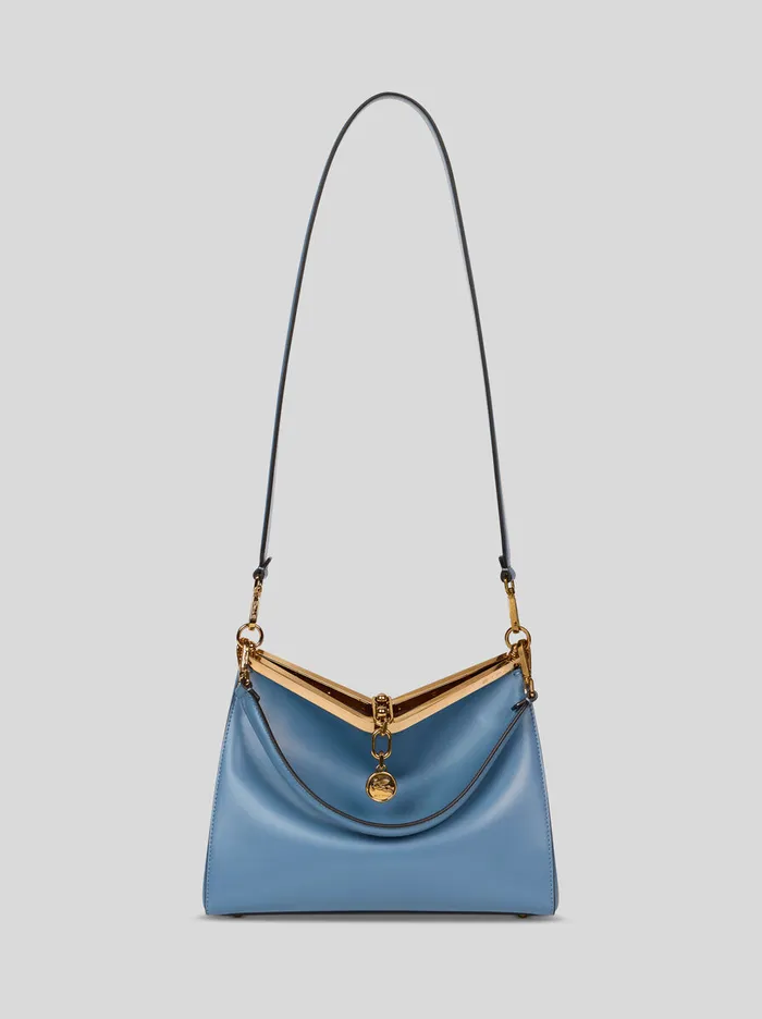 Women Etro Shoulder Bags Medium Vela Bag Light Blue Women Etro Shoulder Bags Medium Vela Bag Light Blue