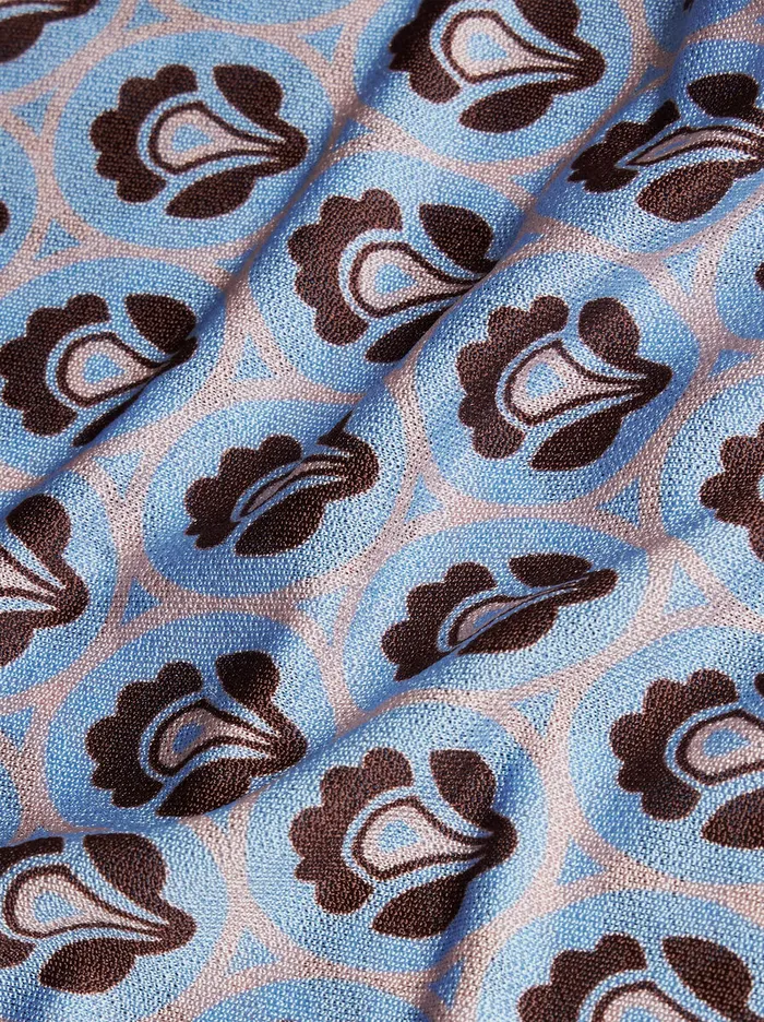 Women Etro Tops OneShoulder Top In Lightweight Jersey Light Blue Women Etro Tops OneShoulder Top In Lightweight Jersey Light Blue