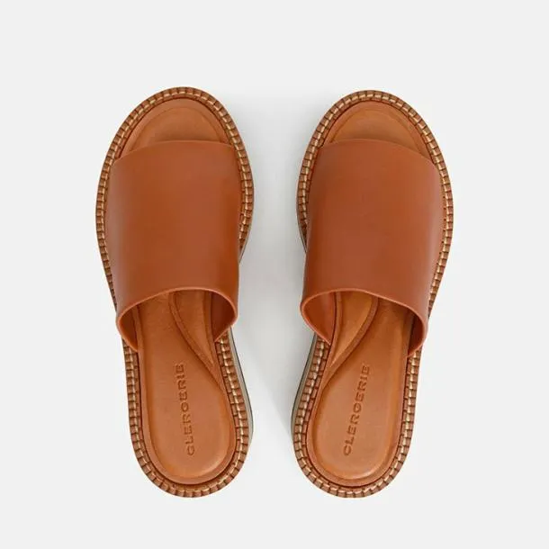 Women FAST Camel Clergerie Mules