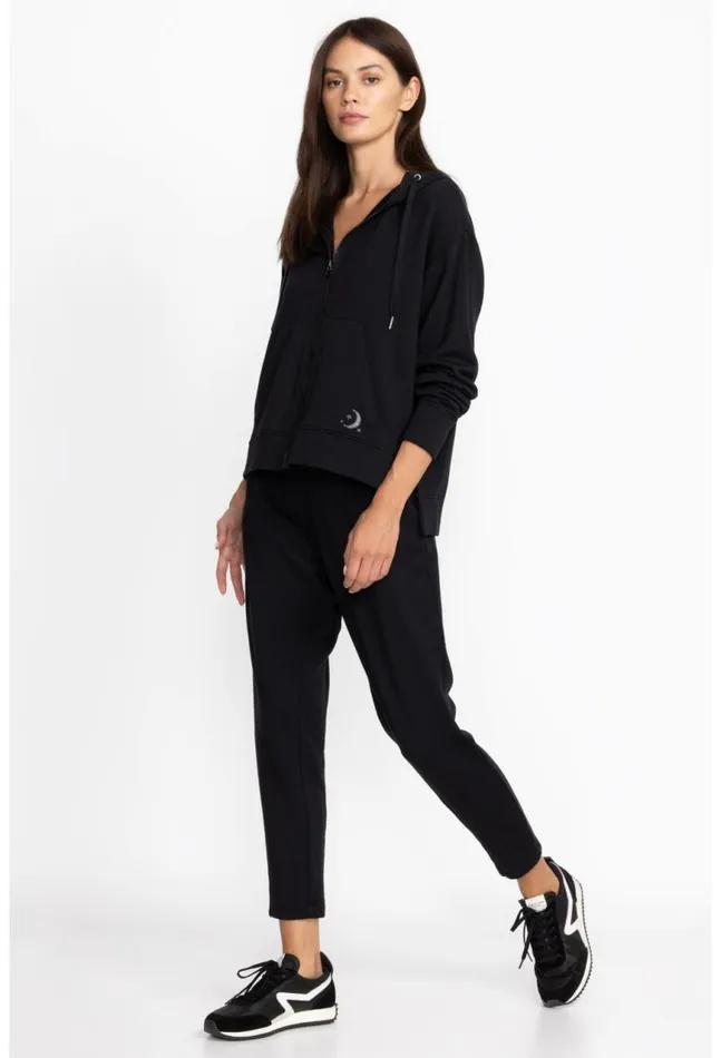 Women Fleece Pull On Pant Black Beauty Johnny Was Bottoms