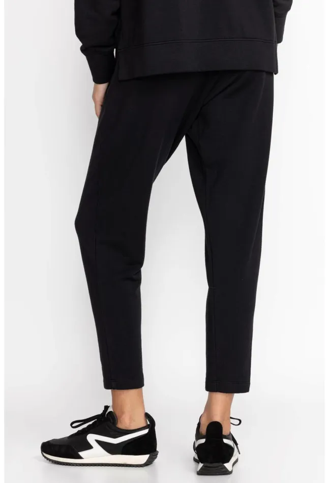 Women Fleece Pull On Pant Black Beauty Johnny Was Bottoms