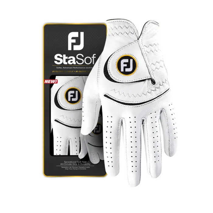 Women FootJoy Performance StaSof Pearl Black