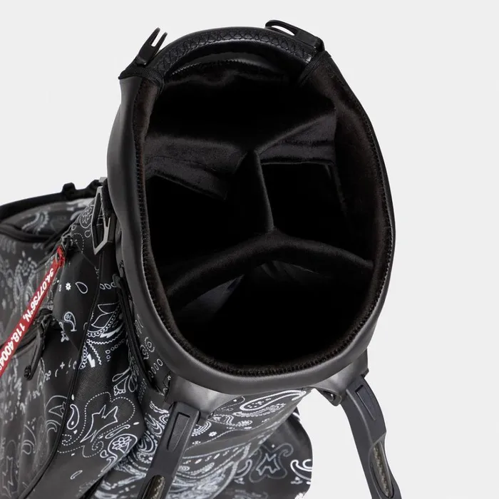 Women GFORE Black Bandana Killer Luxe Golf Golf Bags