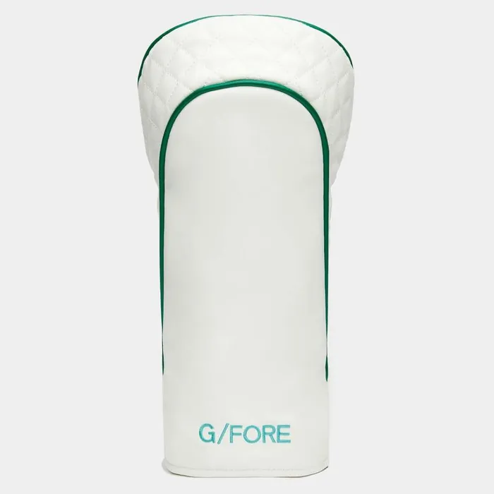 Women GFORE White Gradient Shots Velour Lined Driver Golf Headcover
