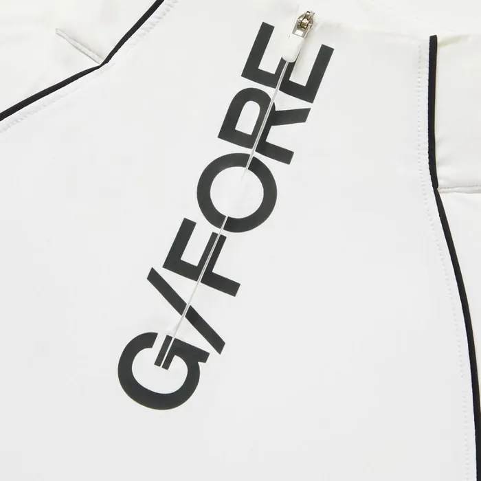 Women GFORE White Sun Shield Silky Tech Nylon Base Layer Mid Layers
