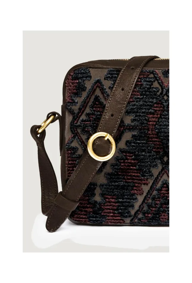 Women Gia Jaquard Crossbody Espresso Johnny Was Handbags