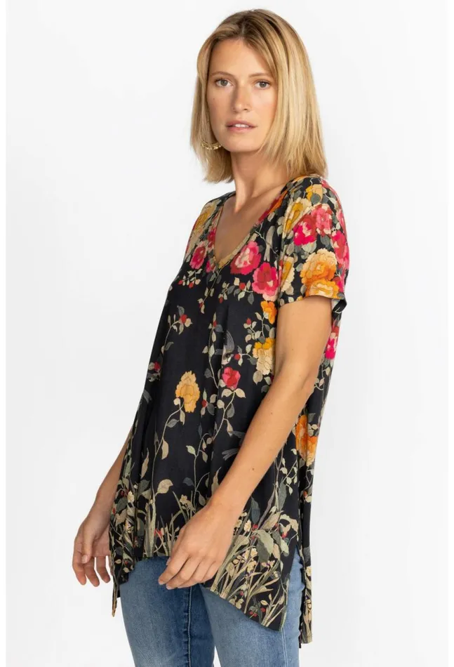 Women Graceful Drape Tunic Graceful Johnny Was Tops