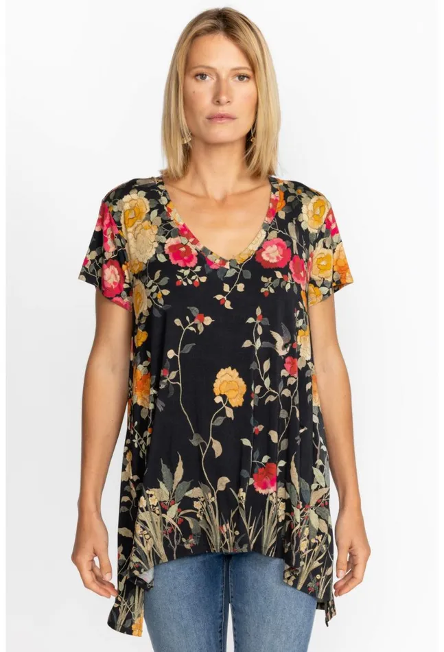 Women Graceful Drape Tunic Graceful Johnny Was Tops