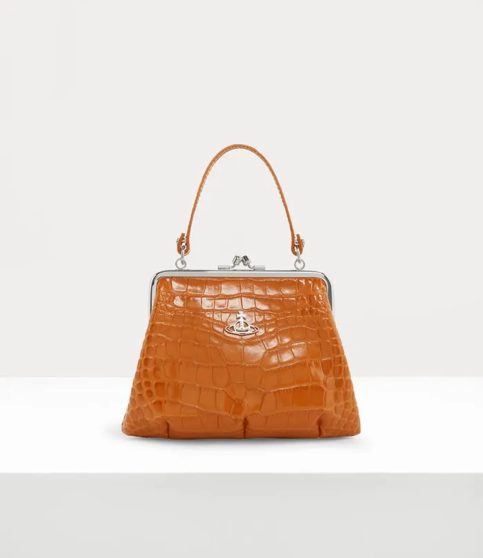 Women Granny Frame Purse Burntorange Vivienne Westwood Handbags