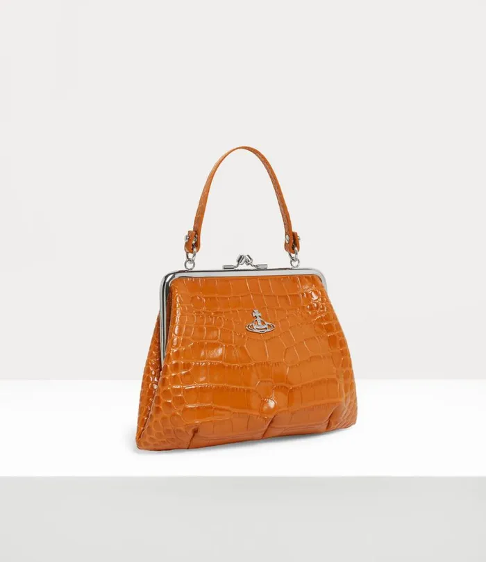 Women Granny Frame Purse Burntorange Vivienne Westwood Handbags Women Granny Frame Purse Burntorange Vivienne Westwood Handbags