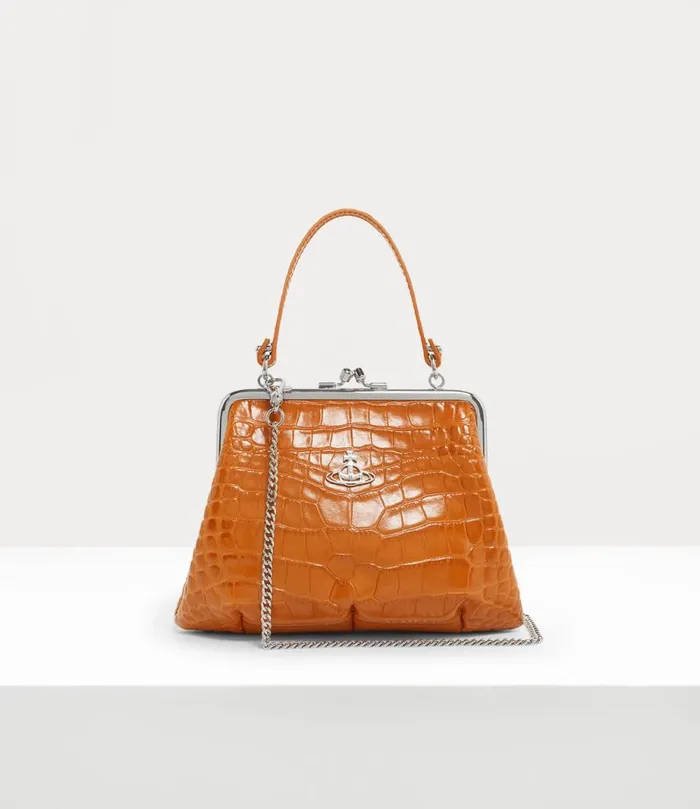 Women Granny Frame Purse Burntorange Vivienne Westwood Handbags Women Granny Frame Purse Burntorange Vivienne Westwood Handbags