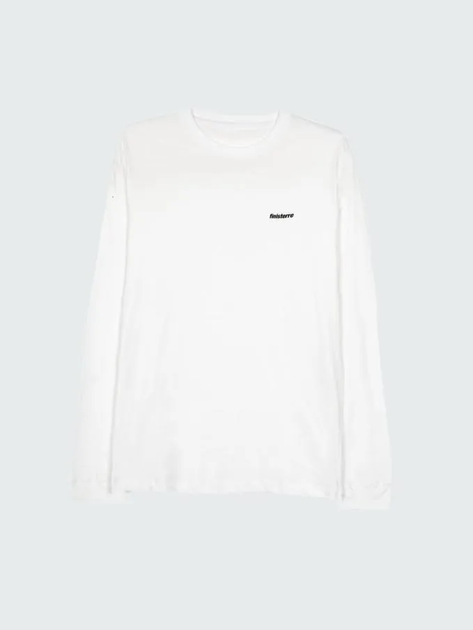 Women Harlyn Logo Long Sleeve TShirt White Finisterre Tops and TShirts