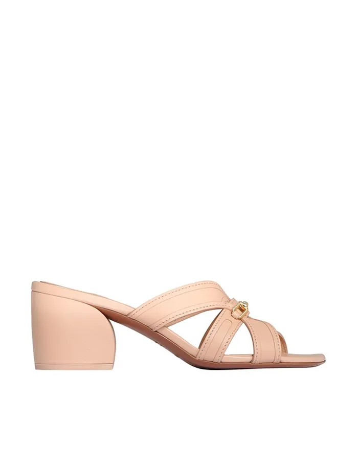 Women Heeled Sandals Zimmermann Prisma Slide 65 Dune