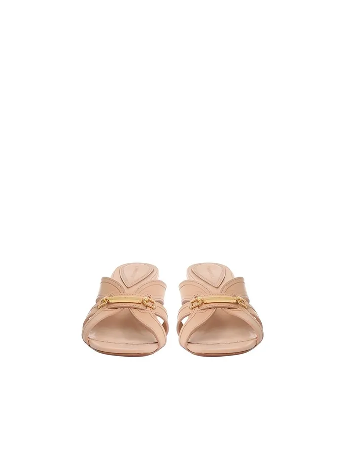Women Heeled Sandals Zimmermann Prisma Slide 65 Dune