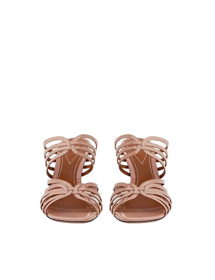 Women Heels Zimmermann Aura Mule Sandal 85 Peach