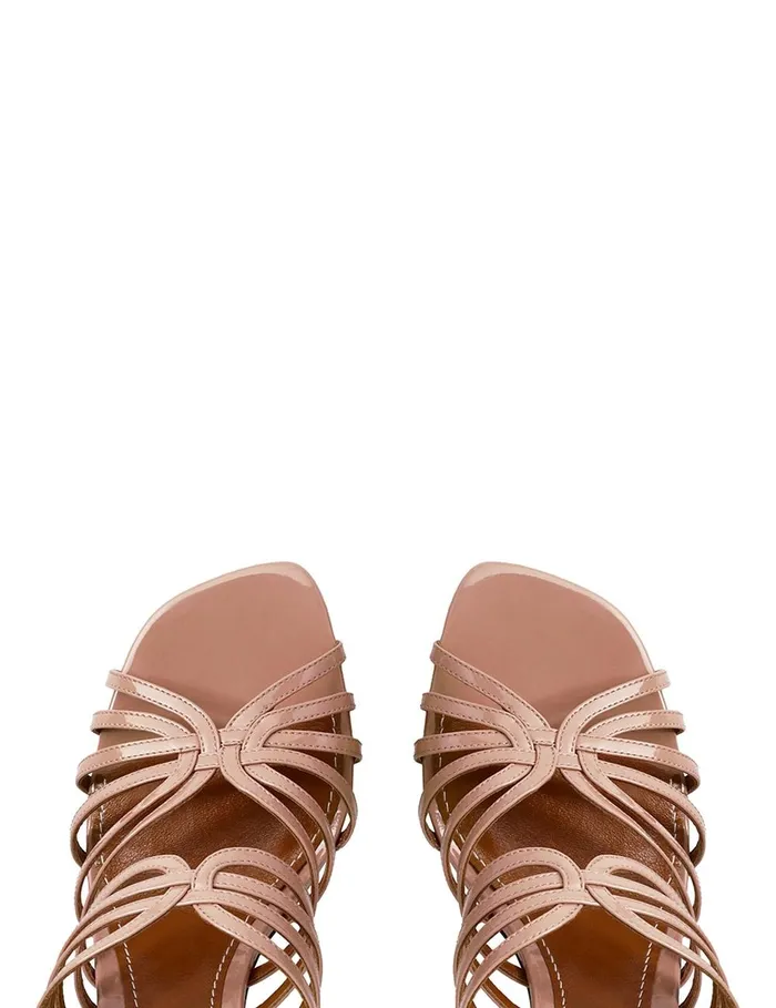 Women Heels Zimmermann Aura Mule Sandal 85 Peach