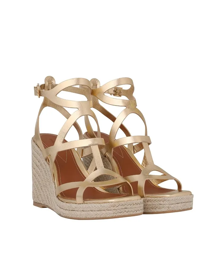 Women Heels Zimmermann Bay Espadrilles 110 Gold