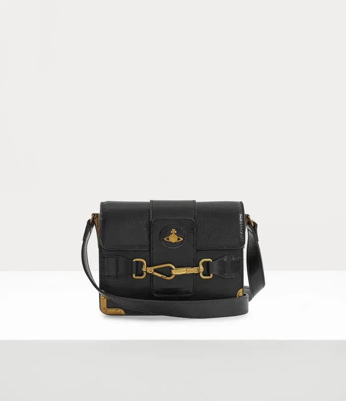Women Horsebit Flap S Black Vivienne Westwood Handbags